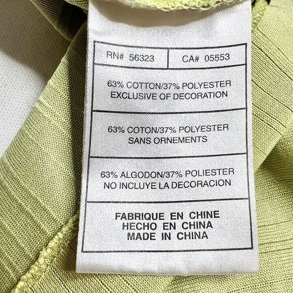 Tiger Woods Nike Polo Shirt Green Textured Stripes Men's Medium Golf Casual - Picture 8 of 12